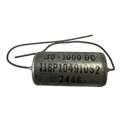 118P104910S2 Sprague Paper Dielectric Capacitor 0.1uf 1000V 36x15mm
