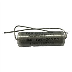 195P56392S4 Sprague Paper Dielectric Capacitor Hyper Q 0.056 uf 200V 31x11mm 5910-00-910-2819