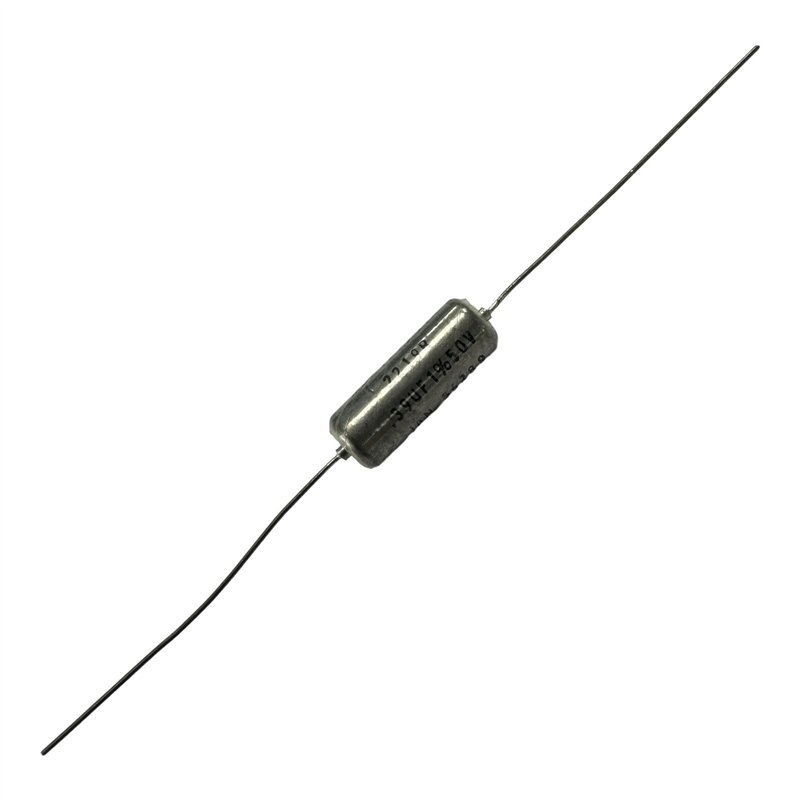 M83421/01-2219R Paper Dielectric Capacitor 0.39 uf 50V 1% 21x8mm