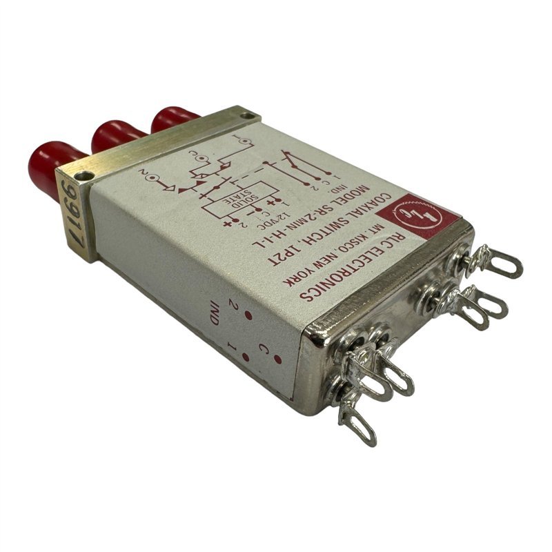 SR-2MIN-H-I-L RLC Coaxial Switch SPDT DC-18Ghz 12Vdc SMA NOS