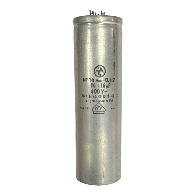 MP(M) Electrolytic Capacitor 16uf / 16uf 400V 150x45mm