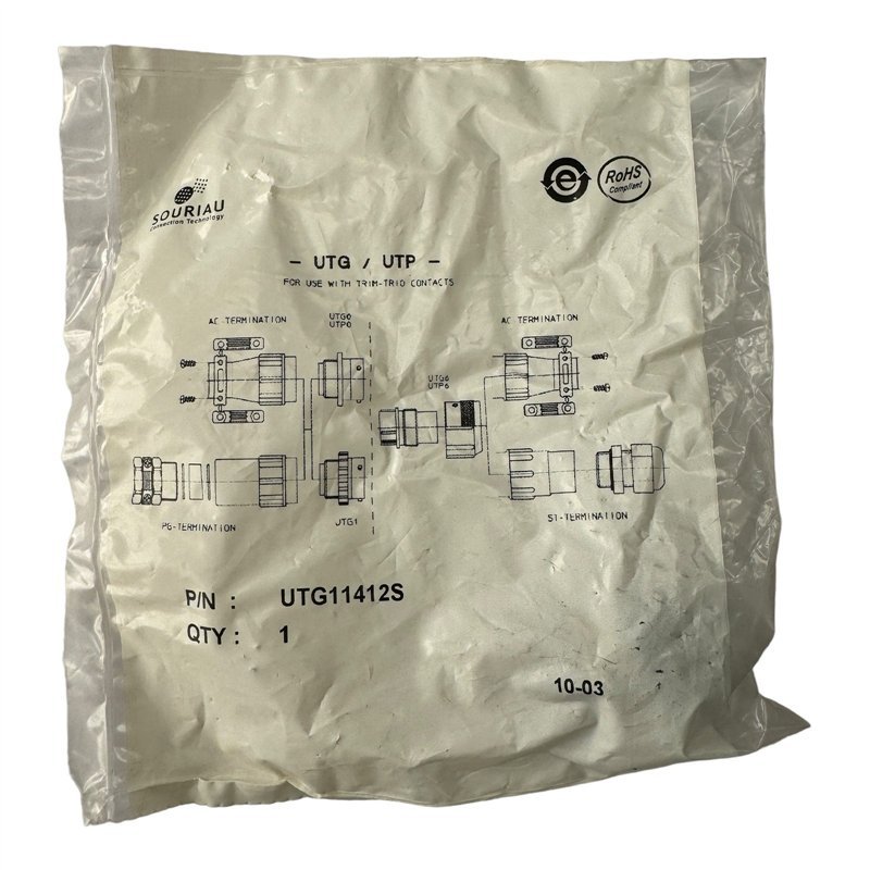 UTG114-12S Souriau 12 Position Circular Connector Receptacle