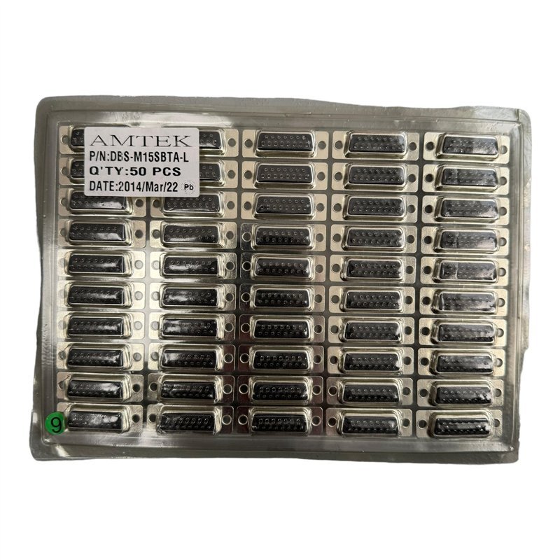 DBS-M15SBTA-L Amtek D Sub Connectors 15 POS Male QTY:50