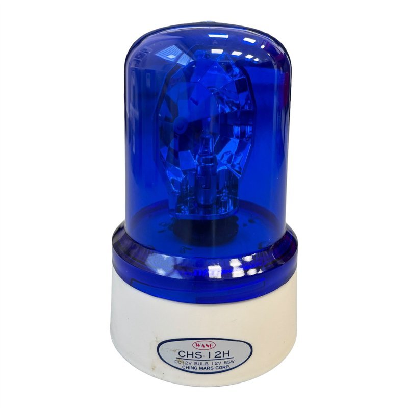 CHS-12H Ching Mars Rotary Warning Light Blue 12Vdc