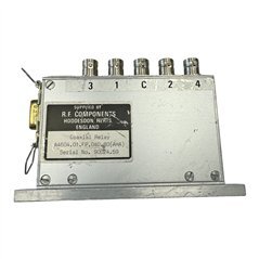 A4604.01.FP.04D.80 (AHA) R.F. Components Coaxial Switch 4 Way BNC(f)