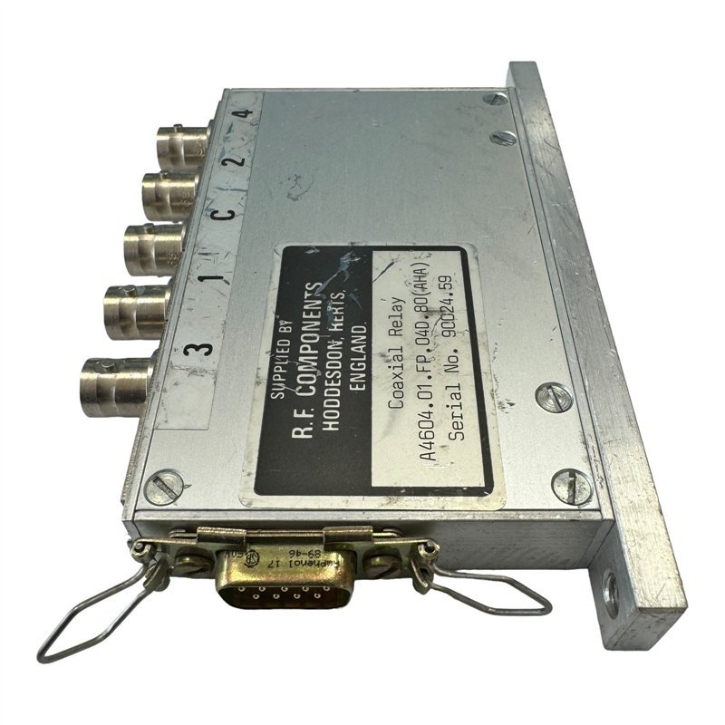 A4604.01.FP.04D.80 (AHA) R.F. Components Coaxial Switch 4 Way BNC(f)
