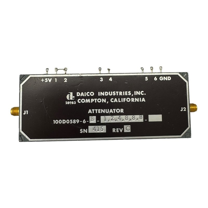 100D0589-6-B-1-2-4-8-8-8 Coaxial Variable Attenuator +5V SMA