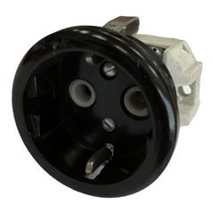 SEL Porcelain Ceramic Surface Mounted Socket EU Power Outlet Mil Spec