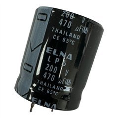 Elna LP5 Electrolytic Capacitor Snap In 470uf 200V 30x25