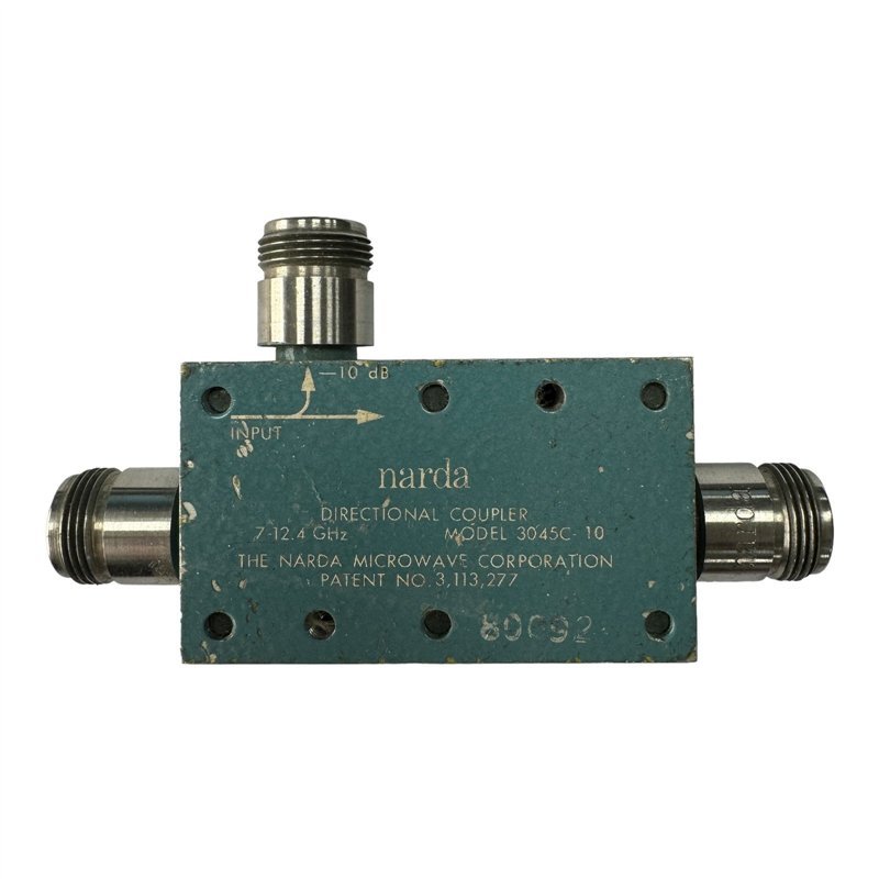 3045C-10 Narda Directional Coupler 7000-12400Mhz 10db N type 5985-00-235-2048