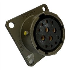 PT02A-14-12S Veam Mil Spec Circular Connector 5935-00-809-9929