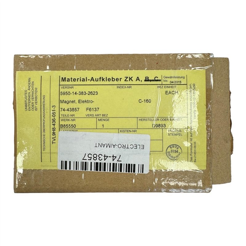 74-43857 MBD F6137 Solenoid Valve Avionics 5950-14-383-2623