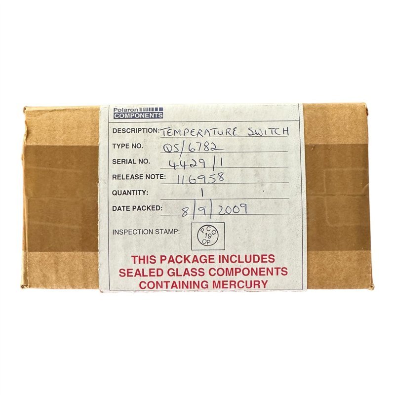 566170 Q5/6782 U1605 Normalair Garrett Ltd Switch Thermostatic 5930-99-711-8831