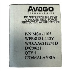 MSA-1105 MSA1105 Avago Cascadable Silicon Bipolar MMIC Amplifier 5996-01-431-8735