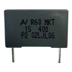 R60 Arcotronics MKT Film Capacitor Radial 0.15uf 150nf 400Vac 18x5x10mm