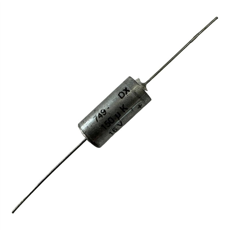 749DX  Sprague Paper Tantalum Hermetically Sealed Axial Capacitor 150uf 16v 20x9mm 5910-99-382-5375