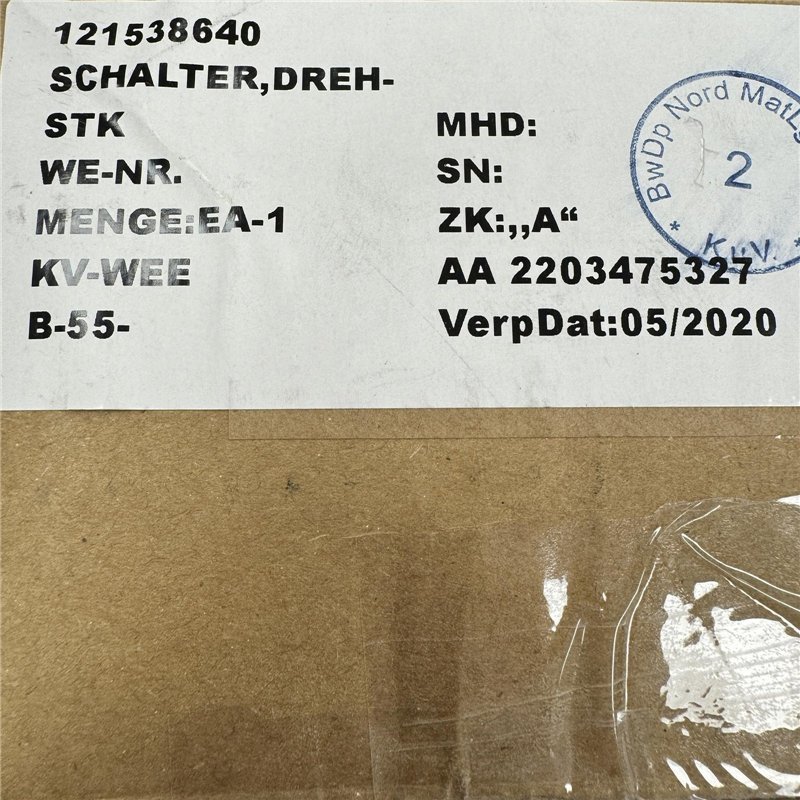 5TK1018-3Y Siemens Rotary Switch High Power 5930-12-153-8640
