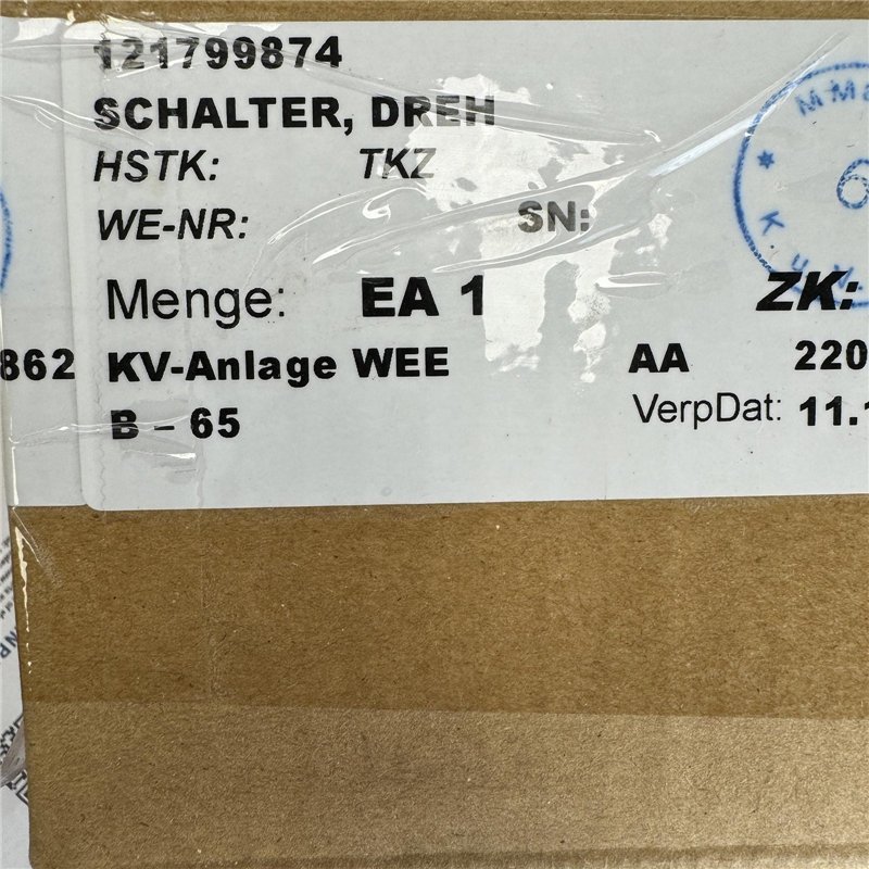 CA20B F14959/002 DES Kraus & Naimer Rotary Switch Screw 3LB3000-4ZA00 5930-12-179-9874