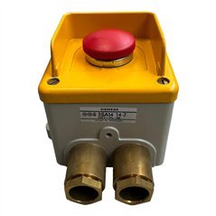 3SA1414-2 Siemens Metal Clad Pushbutton Emergency Stop Switch 5930-12-183-2656