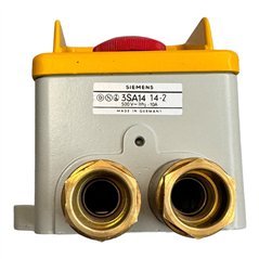 3SA1414-2 Siemens Metal Clad Pushbutton Emergency Stop Switch 5930-12-183-2656