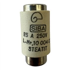 10-004-03/25A Siba Fuse Steatit 25A 500V 33x17mm