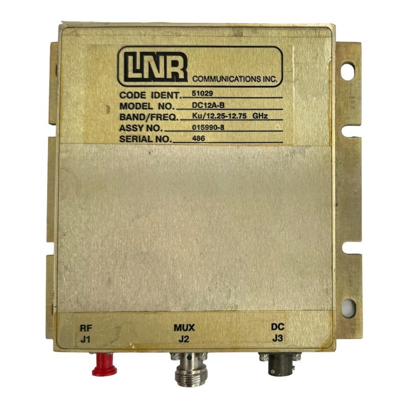 DC12A-B 015990-8 LNR Communications 12250-12750Mhz