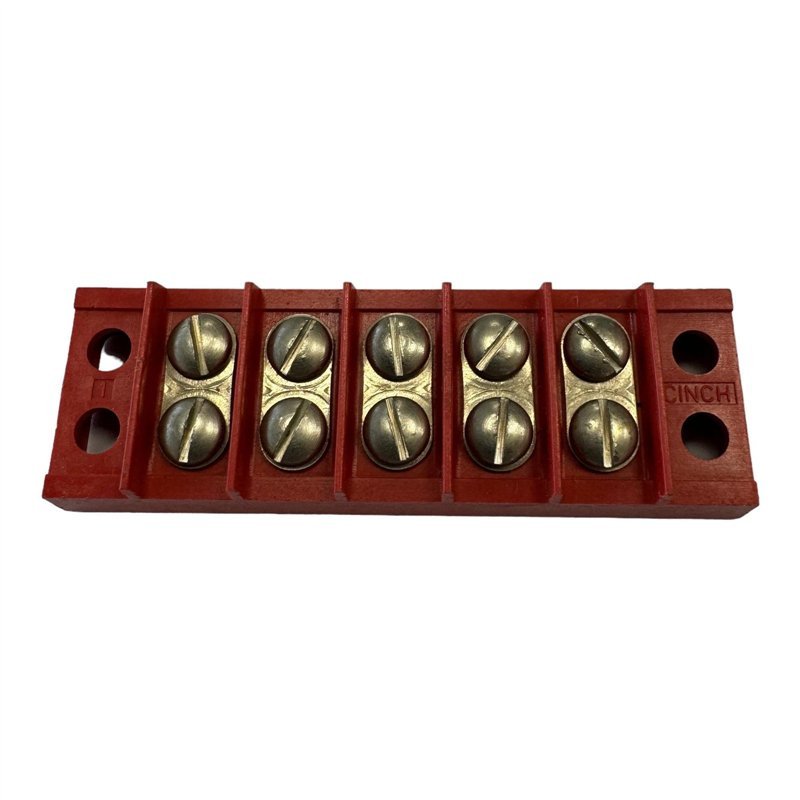 Cinch Terminal Block Bakelite Connector 5 Way