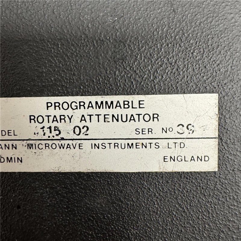 1115-02 FMI Flann Microwave Programmable Rotary Attenuator WR112 WR-112 SN:39
