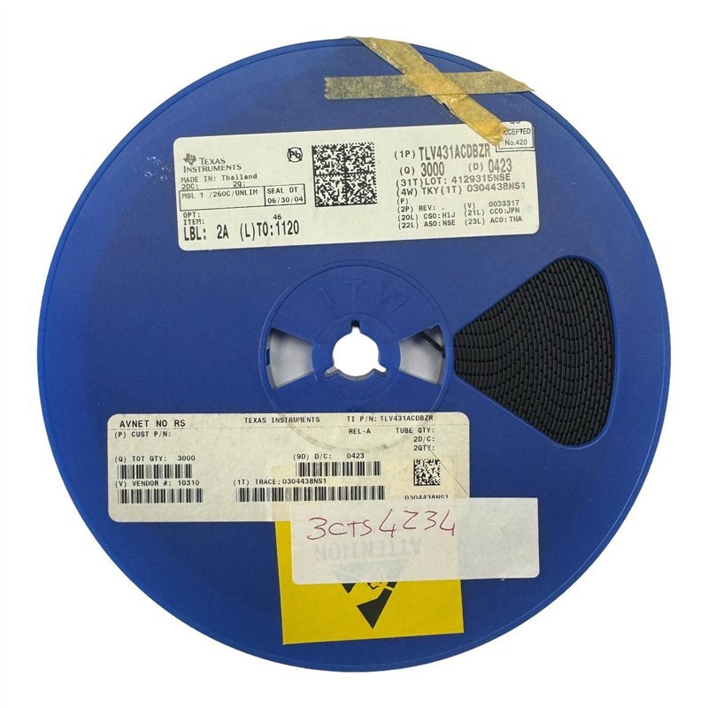 TLV431ACDBZR Texas Instruments Voltage References Lo Vtg Adj Precision Shunt Regulator [QTY:3000]