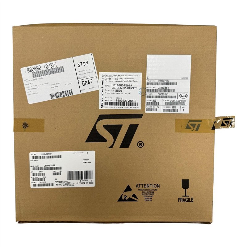 LD1086DT50TR STMicroelectronics Integrated Circuits [QTY:2500]