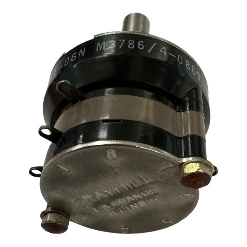44M45-01-1-06N M3786/4-0869 Grayhill Rotary Switch 5930-01-084-6587