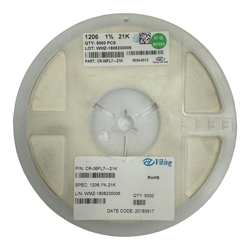 CR-06FL7---21K Viking Thick Film Chip Resistor SMD 1206 21K 1% 1/4W QTY:5000