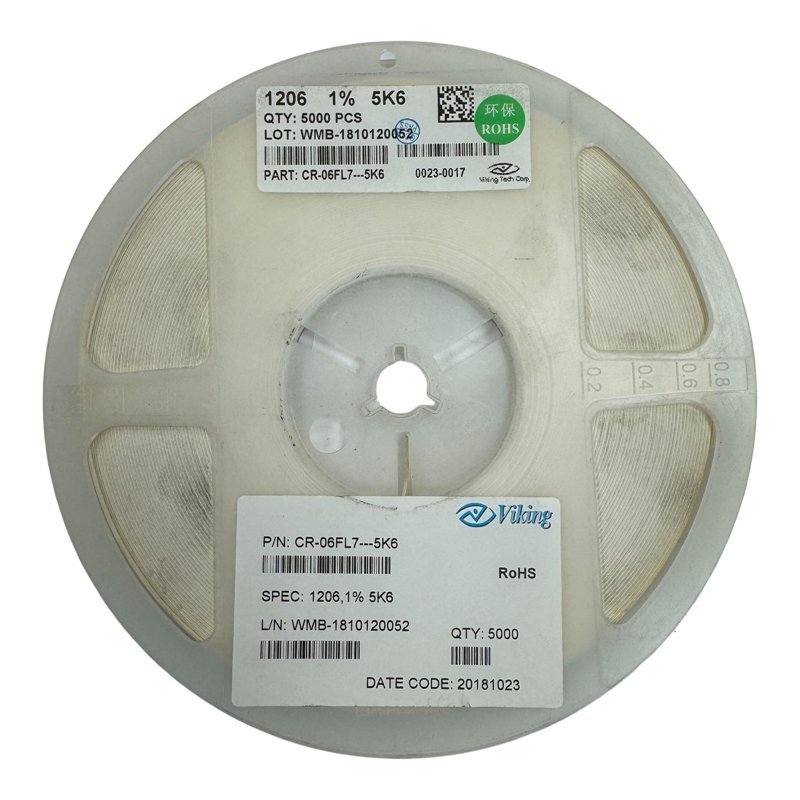 CR-06FL7---5K6 Viking Thick Film Chip Resistor SMD 1206 5K6 1% 1/4W QTY:5000