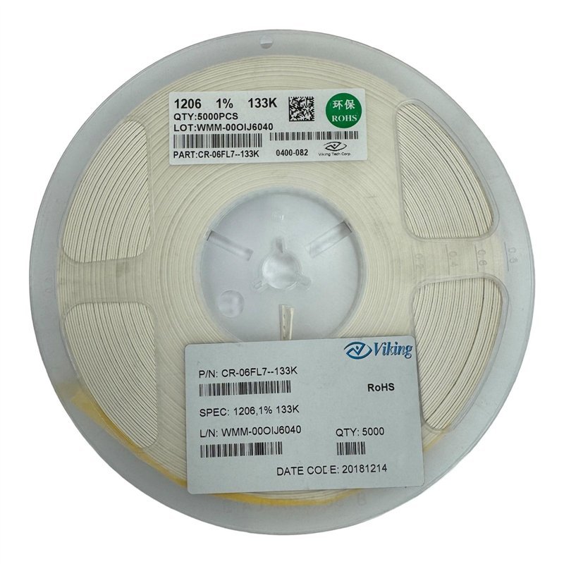 CR-06FL7--133K Viking Thick Film Chip Resistor SMD 1206 133K 1% 1/4W QTY:5000