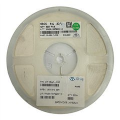 CR-05JL7---33R Viking Thick Film Chip Resistor SMD 0805 33R 1% 1/4W QTY:5000