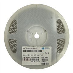 MC06KTB102102 Viking Multilayer Ceramic Capacitors MLCC SMD 1206 1nf 1000V X7R 10% QTY:3000