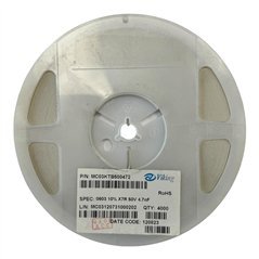 MC03KTB500472 Viking Multilayer Ceramic Capacitors MLCC SMD 0603 4.7nf 10% QTY:4000