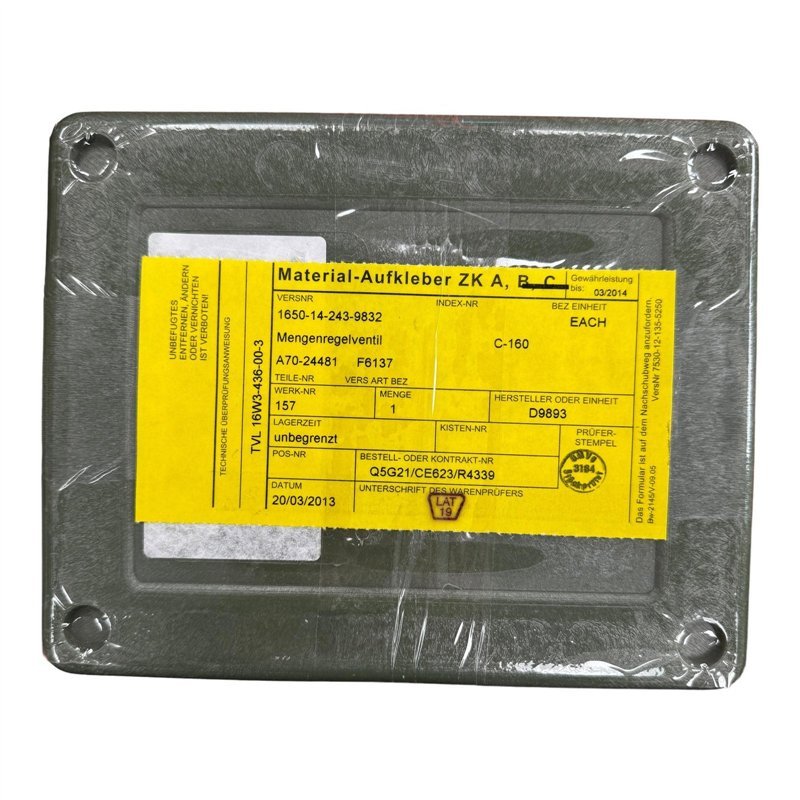 A70-24481 M-H-B Flow Control Valve 1650-14-243-9832