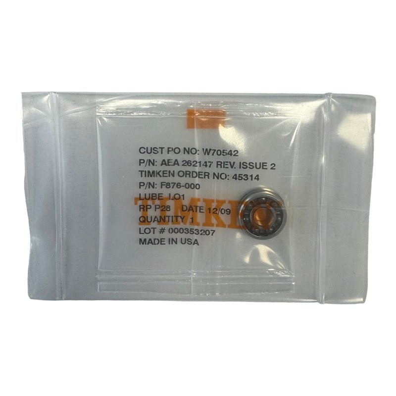 262147 F876-000 Timken Ball Bearing