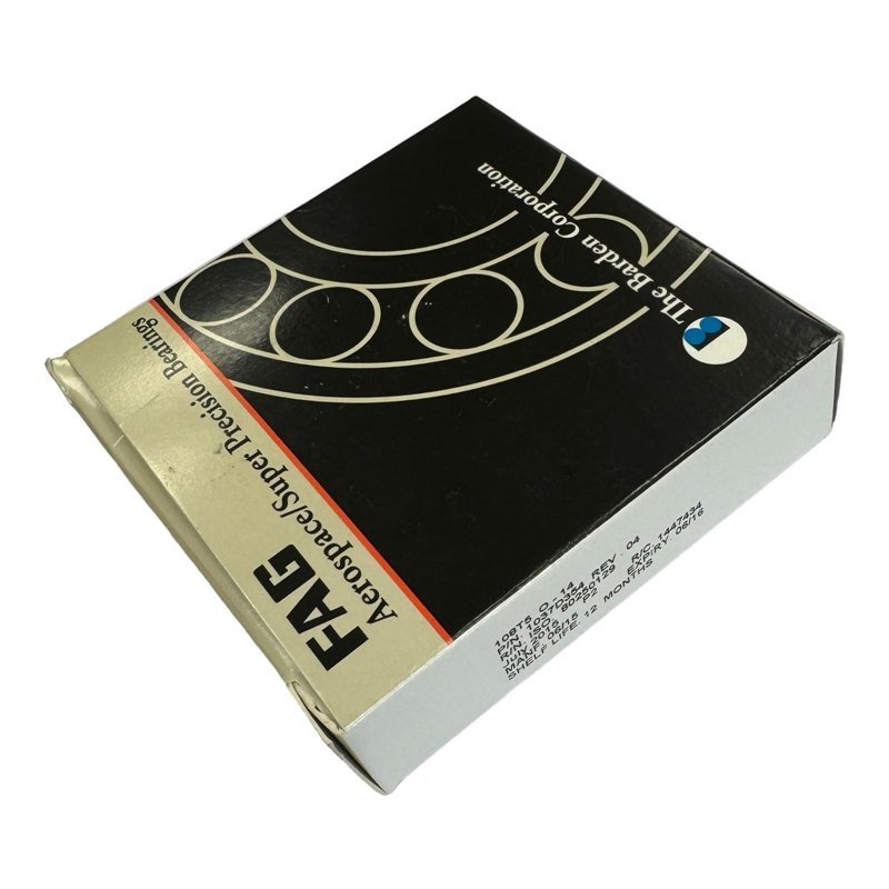 108T5 O-14 1037D354 FAG Aerospace Super Precision Ball Bearing 3110-99-768-1118