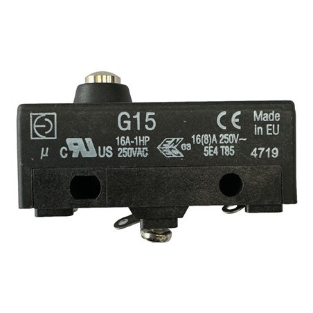 G15 Microswitch Roller SPDT 16A 250Vac 1HP