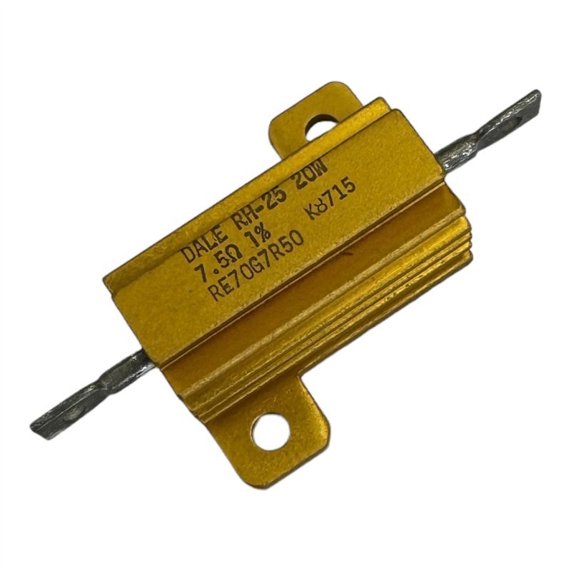 RE70G7R50 Dale RH25 Resistor 7.5 ohm 7R5 1% 20W 5905-00-988-1635