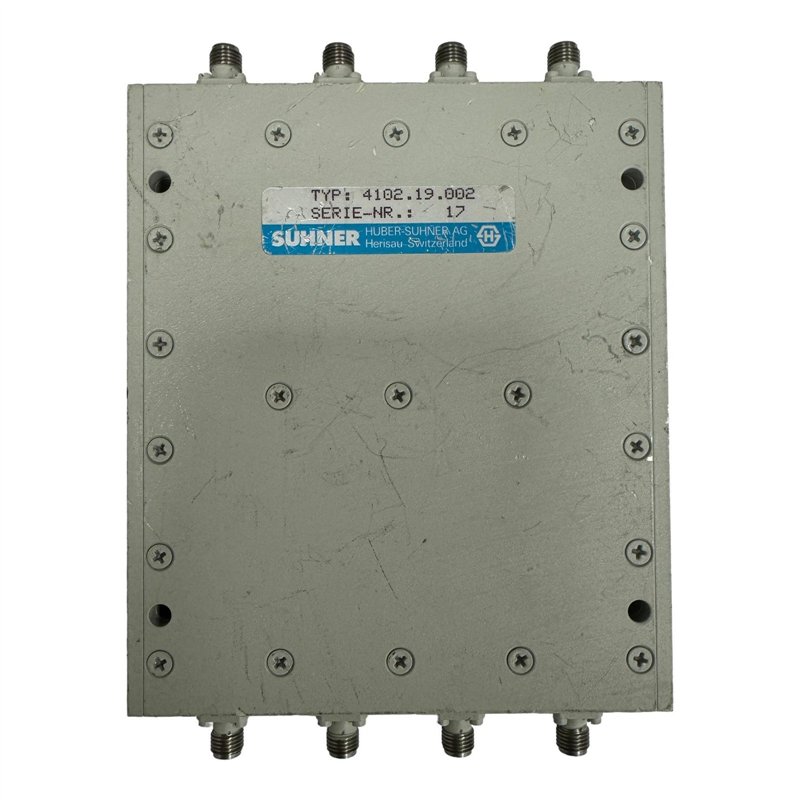 4102.19.002 Huber Suhner Quad Lowpass Filter SMA LPF 2300Mhz