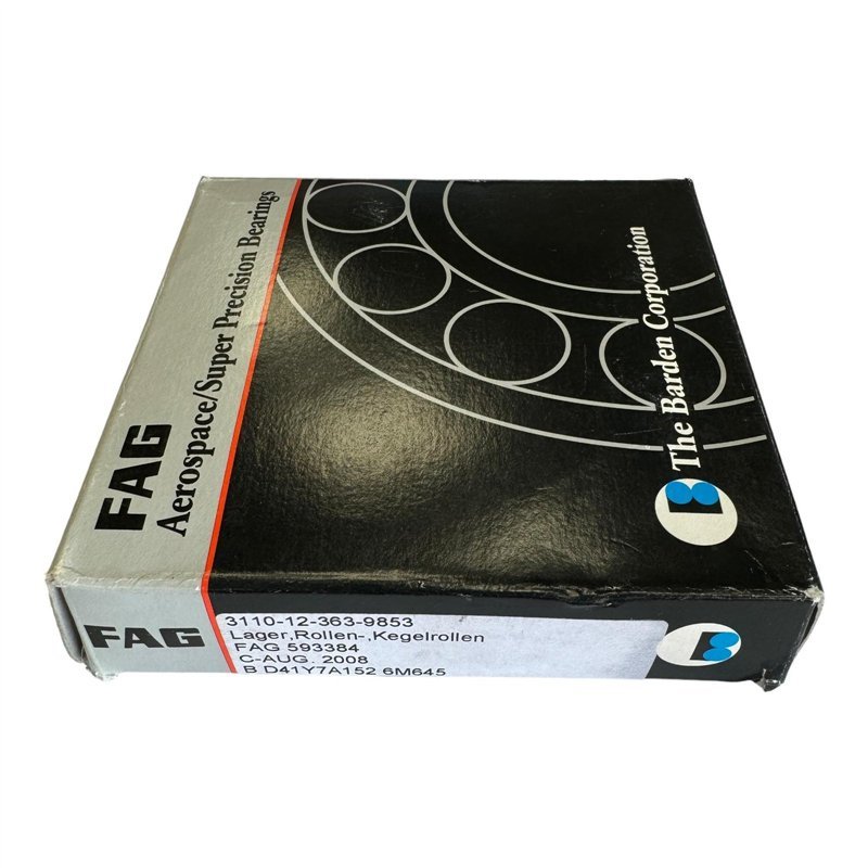 593384 FAG Aerospace Super Precision Ball Bearing 3110-12-363-9853