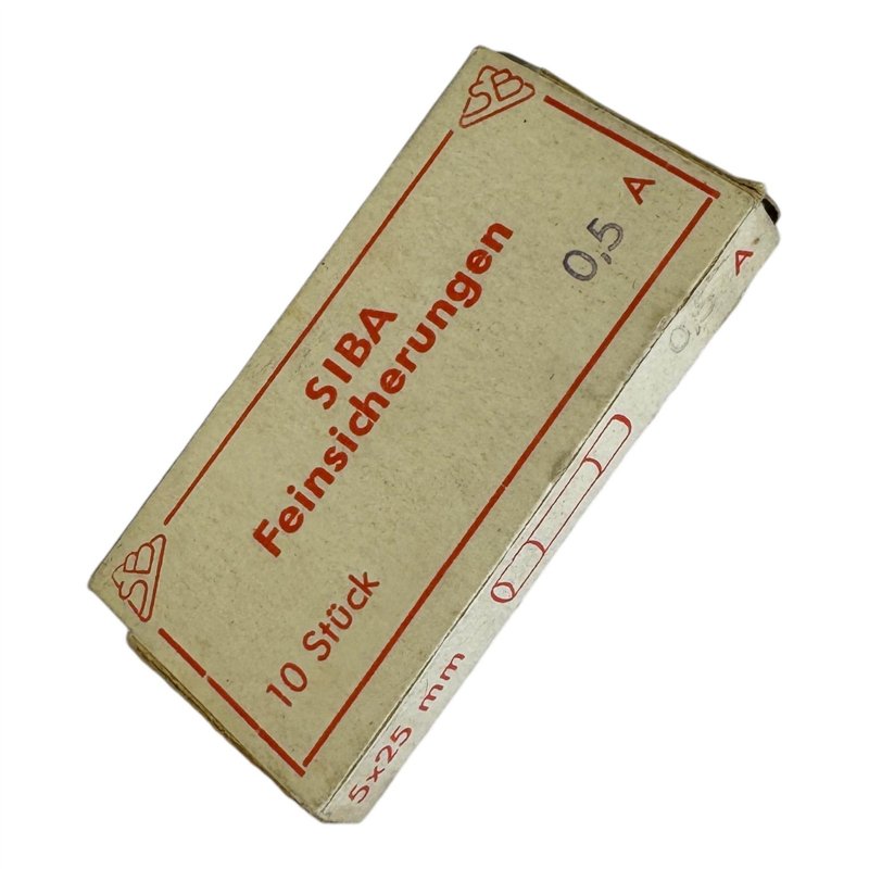 0.5A Siba Fuse Glass 5x25mm [QTY:10] 5920-12-137-9166