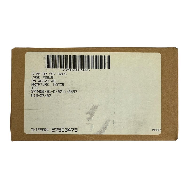 46673-40 Airesearch - Honeywell Armature Motor 6105-00-997-9085
