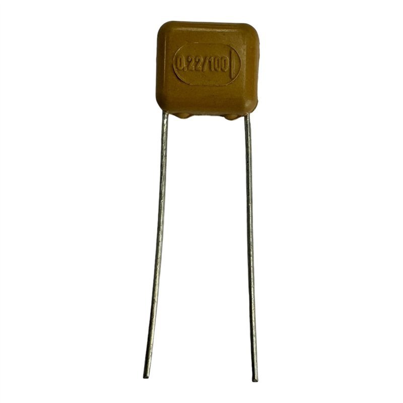 PMT-2R ITT Mylar Film Capacitor 0.22uf 22nf 100V 20% 12.5x11x7mm