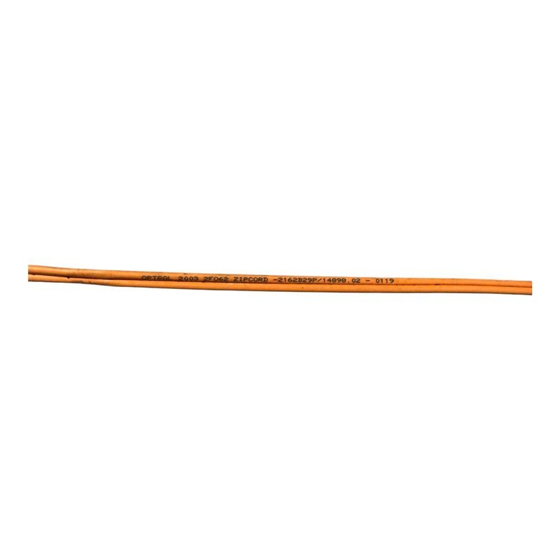 Optral Zipcord Fibre Optic Optical Tight Buffer (0.9mm) Cable Duplex Orange Ø2.8mm 1 Meter