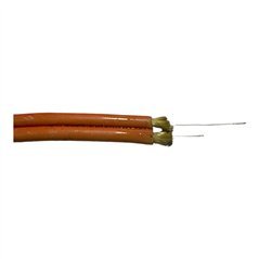 Pirelli I-VH Fibre Optic Optical Cable Duplex 2x 9/125 Easy Strip Orange Ø2.8mm 1 Meter