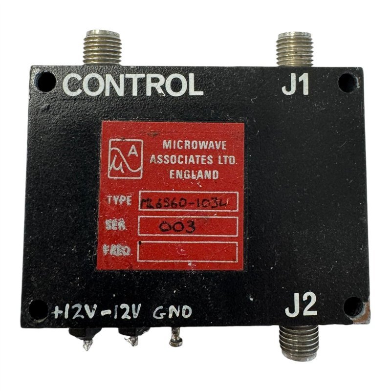 ML6560-103L Microwave Associates RF Switch +-12V SMA